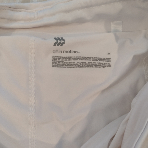 All In Motion White Active Skort - Picture 6 of 7